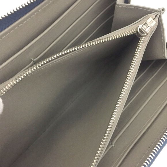 CELINE Logo Leather Zippy Zip Around Long Wallet - Picture 6 of 8